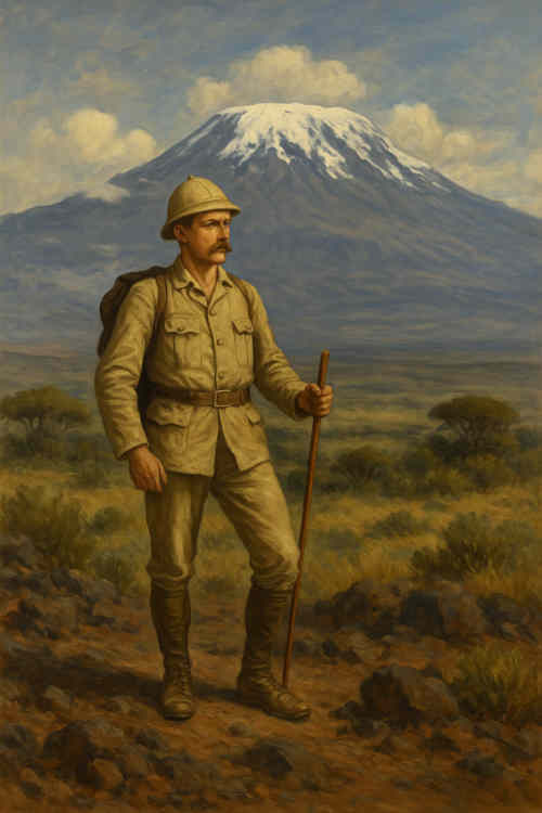 Hans Meyer am Kilimandscharo
